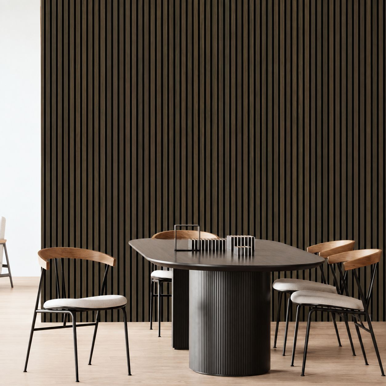Dining Room Slat Wall Panel Ideas for Your Space