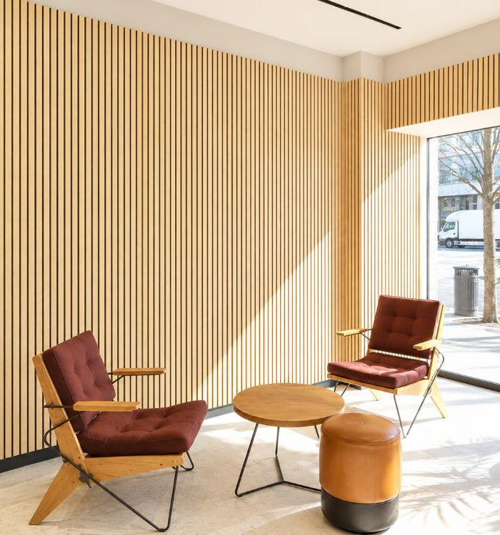 Hush™ Full Height Acoustic Slat Wall Panels