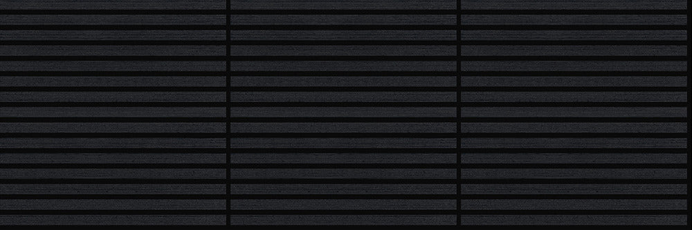 Hush™ 2' Black Oak Acoustic Slat Wood Wall Panels (Box of 4 pcs.) - 2ft x 2ft