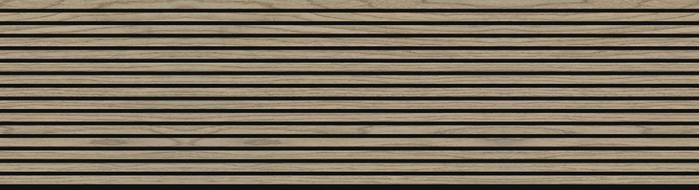 Hush™ 9' Walnut Acoustic Slat Wood Wall Panels (Box of 2 pcs.) - 9ft x 2ft