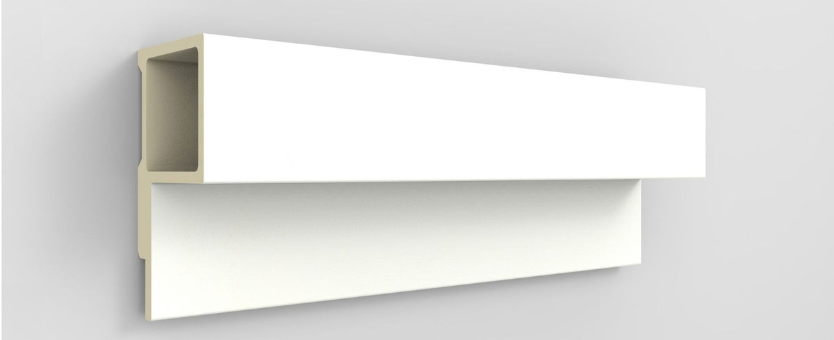 Wallflute™ Fluted Panel Edge Trim – Bridal Veil - Default Title