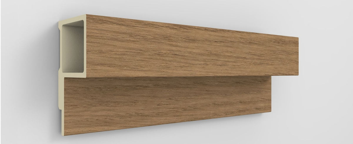 Wallflute™ Fluted Panel Edge Trim – Velvet Umber - Default Title