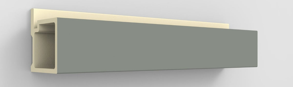 Wallflute™ Fluted Panel End Cap Trim – Coastal Storm - Default Title