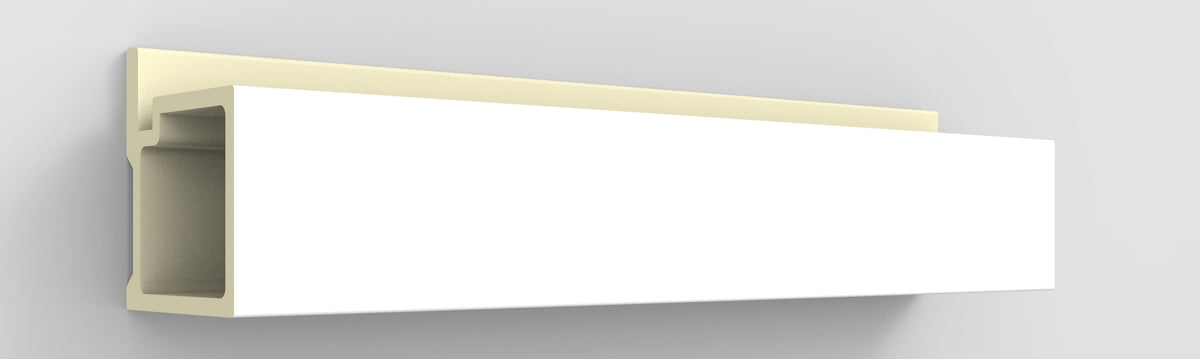 Wallflute™ Fluted Panel End Cap Trim – Northern White - Default Title