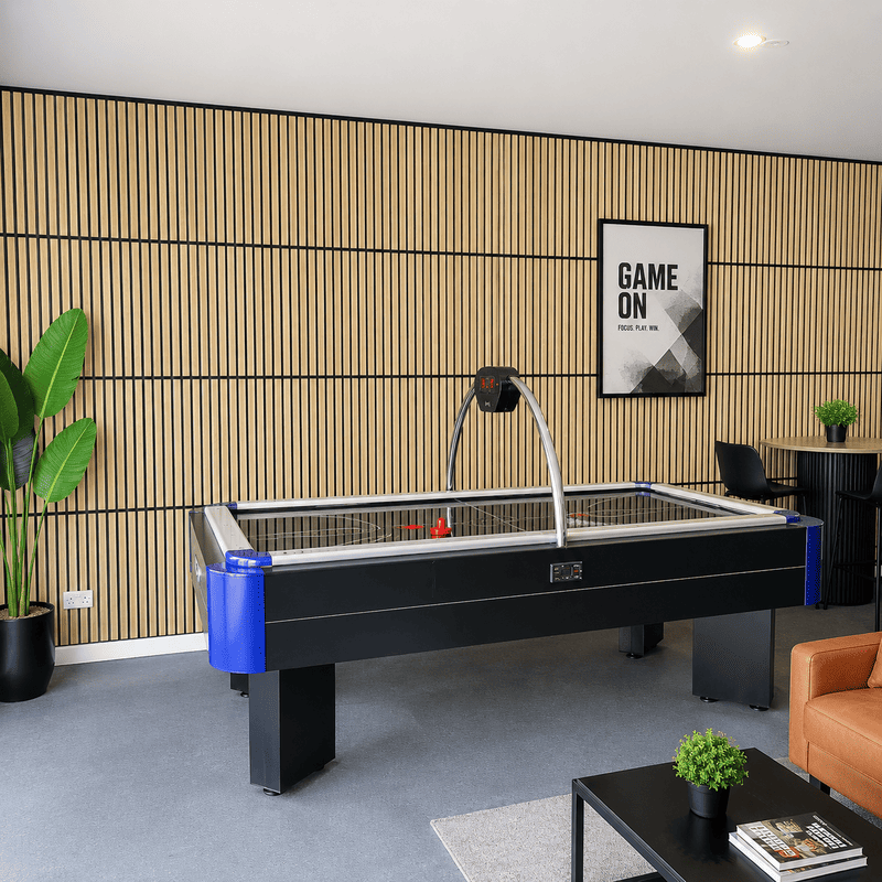Hush™ 2' White Oak Acoustic Slat Wood Wall Panels (Box of 4 pcs.)
