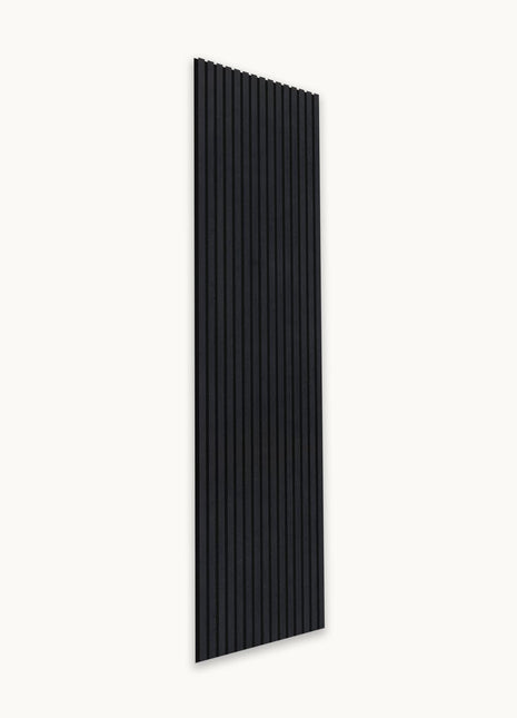 Hush™ 9' Black Oak Acoustic Slat Wood Wall Panels (Box of 2 pcs.)