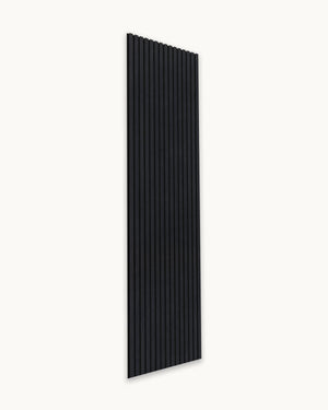 Hush™ 9' Black Oak Acoustic Slat Wood Wall Panels (Box of 2 pcs.)