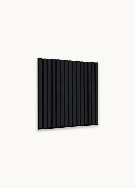 Hush™ 2' Black Oak Acoustic Slat Wood Wall Panels (Box of 4 pcs.)
