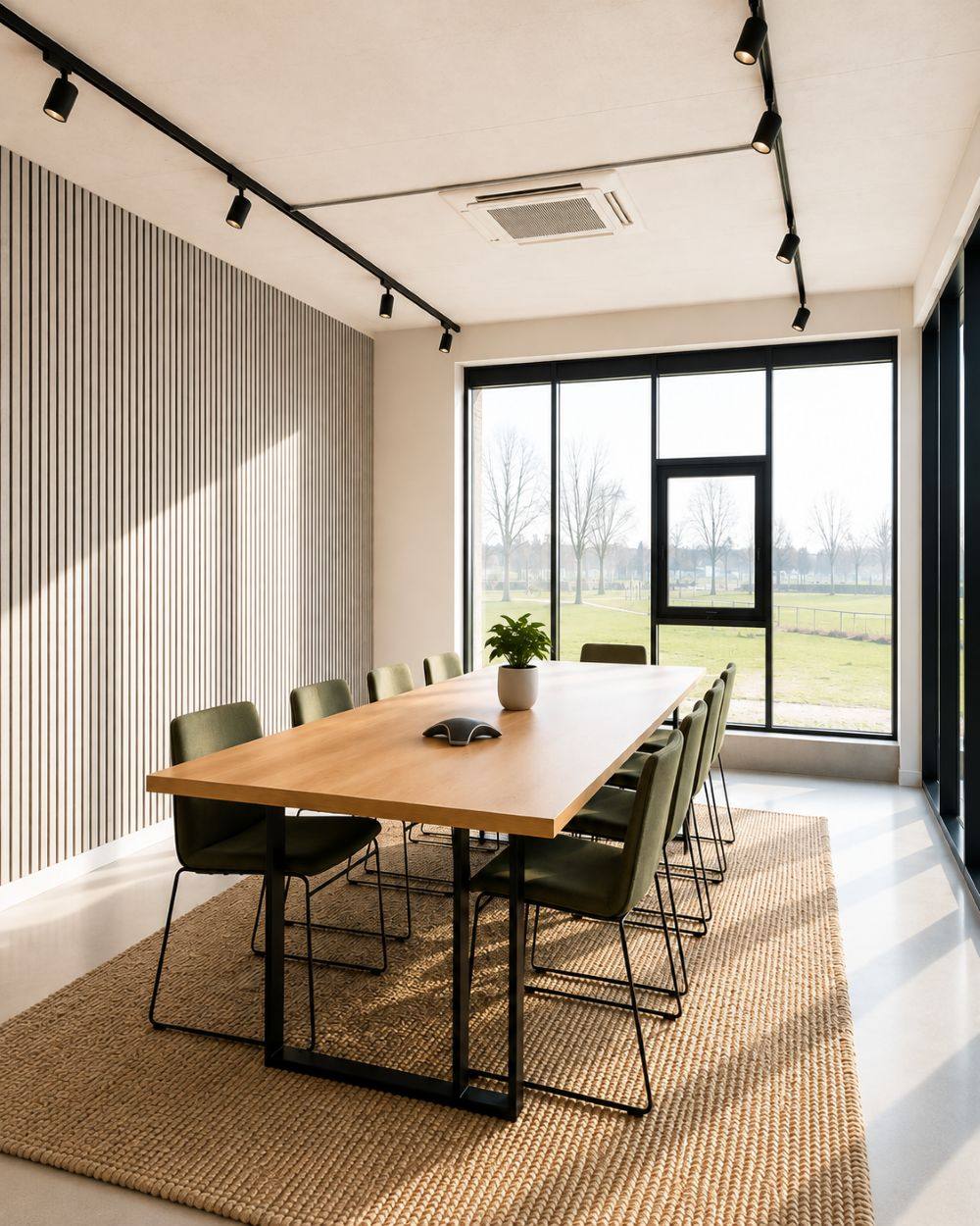 Hush™ Grey Oak Acoustic Slat Wood Wall Panels (Box of 2 pcs.)