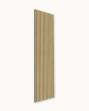 Hush™ 9' White Oak Acoustic Slat Wood Wall Panels (Box of 2 pcs.)