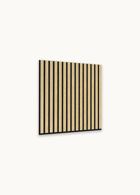Hush™ 2' White Oak Acoustic Slat Wood Wall Panels (Box of 4 pcs.)