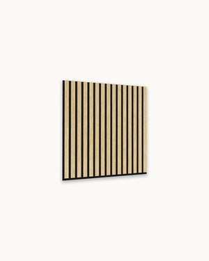 Hush™ 2' White Oak Acoustic Slat Wood Wall Panels (Box of 4 pcs.)