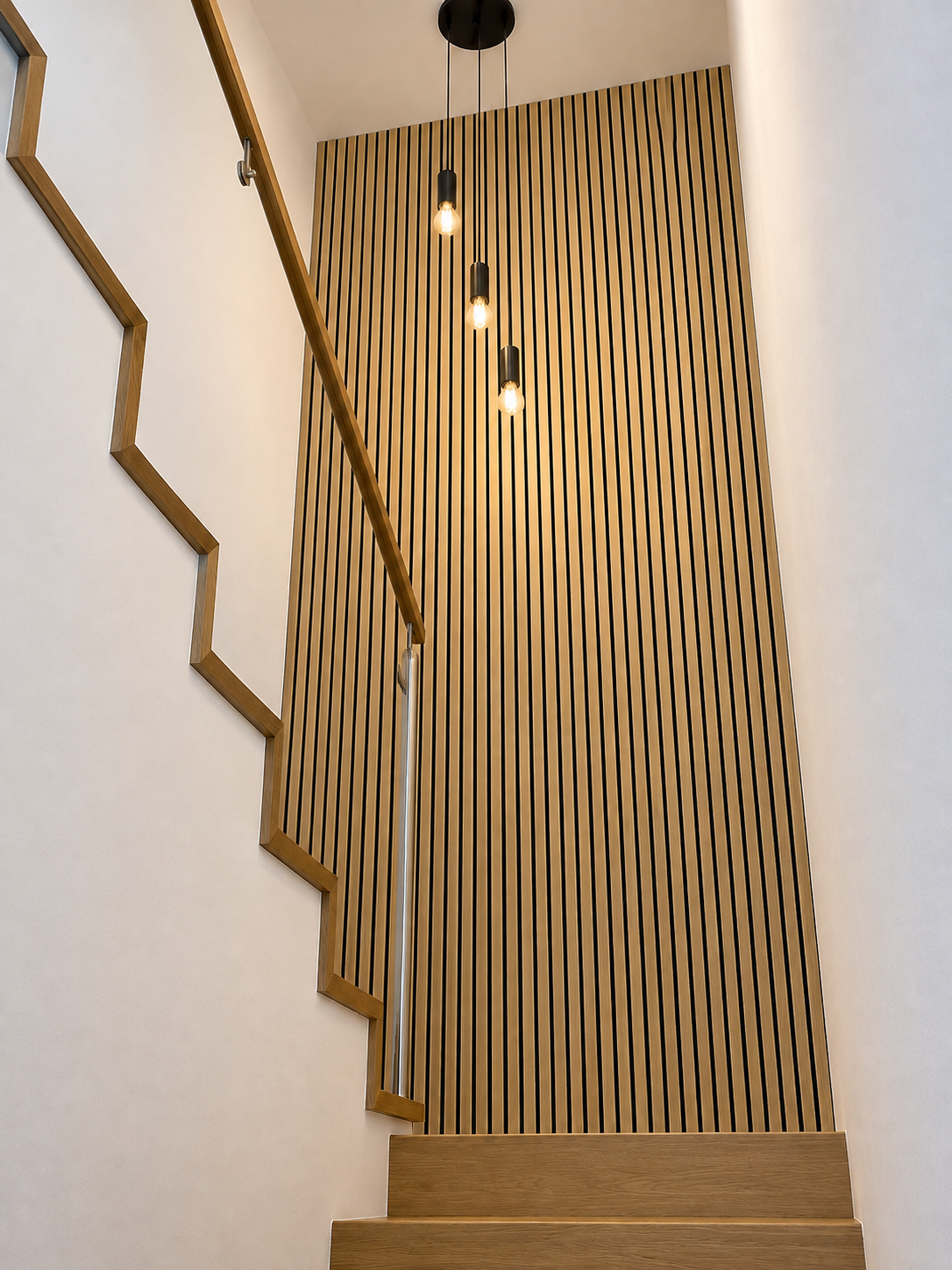 Hush™ 9' White Oak Acoustic Slat Wood Wall Panels (Box of 2 pcs.)
