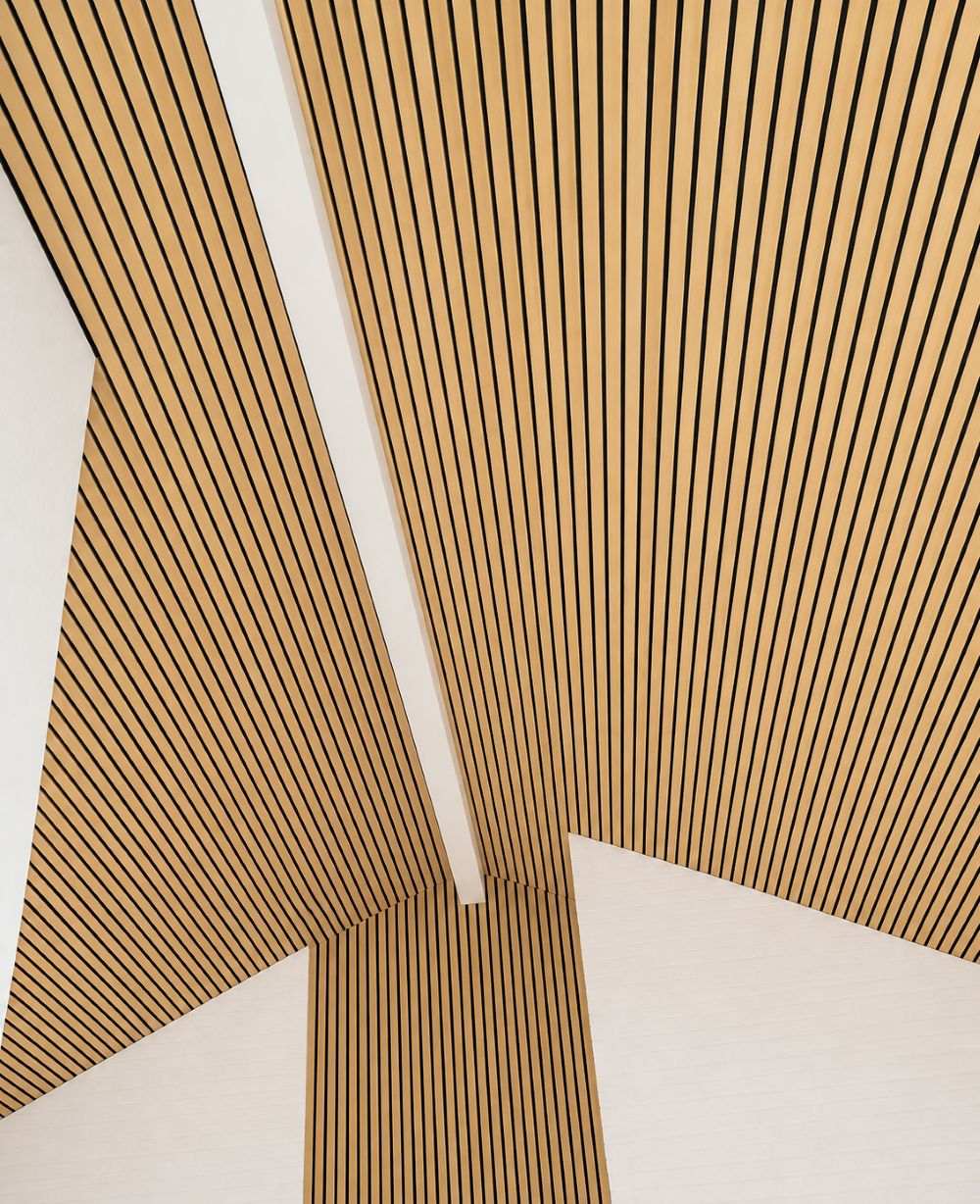 Hush™ 9' White Oak Acoustic Slat Wood Wall Panels (Box of 2 pcs.)