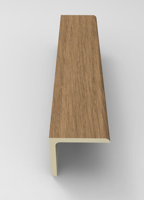 Wallflute™ Fluted Panel L-Trim – Velvet Umber