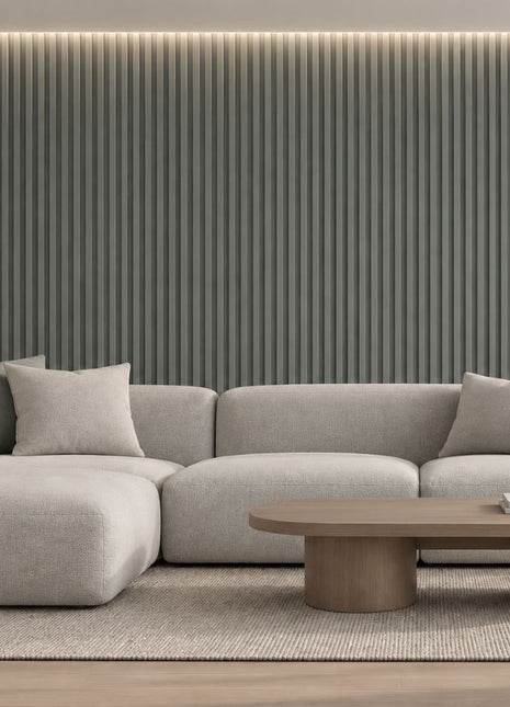 Wallflute™ Fluted Panel Edge Trim – Coastal Storm