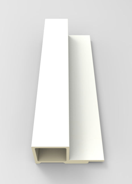 Wallflute™ Fluted Panel Edge Trim – Bridal Veil