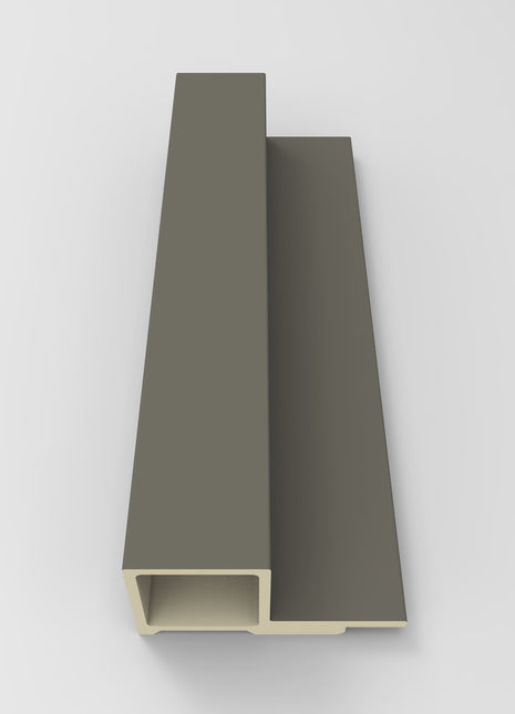 Wallflute™ Fluted Panel Edge Trim – Kendall Charcoal