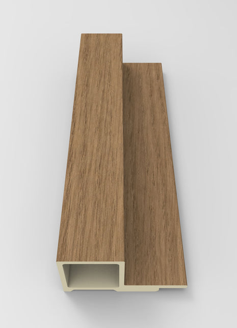 Wallflute™ Fluted Panel Edge Trim – Velvet Umber