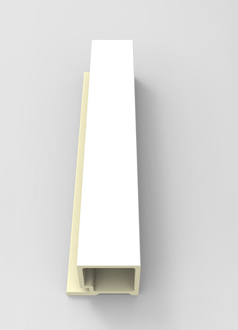 Wallflute™ Fluted Panel End Cap Trim – Northern White