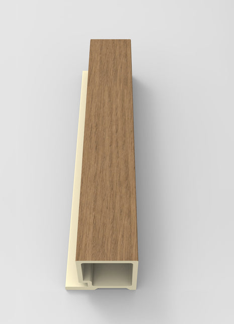 Wallflute™ Fluted Panel End Cap Trim – Velvet Umber