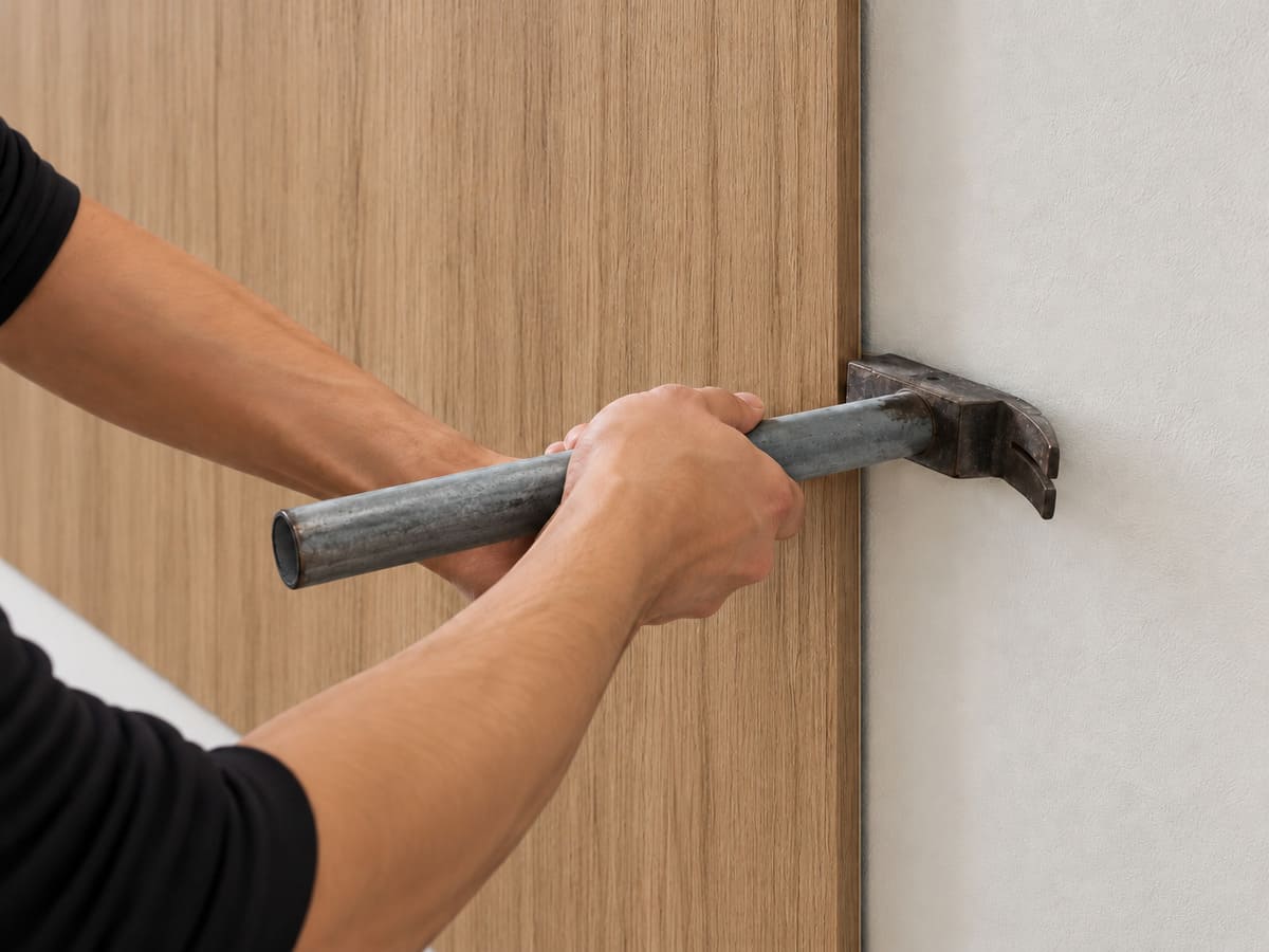 Secure the panel to the wall using the recommended installation method.